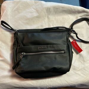 Rosetti Charcoal Messenger Bag